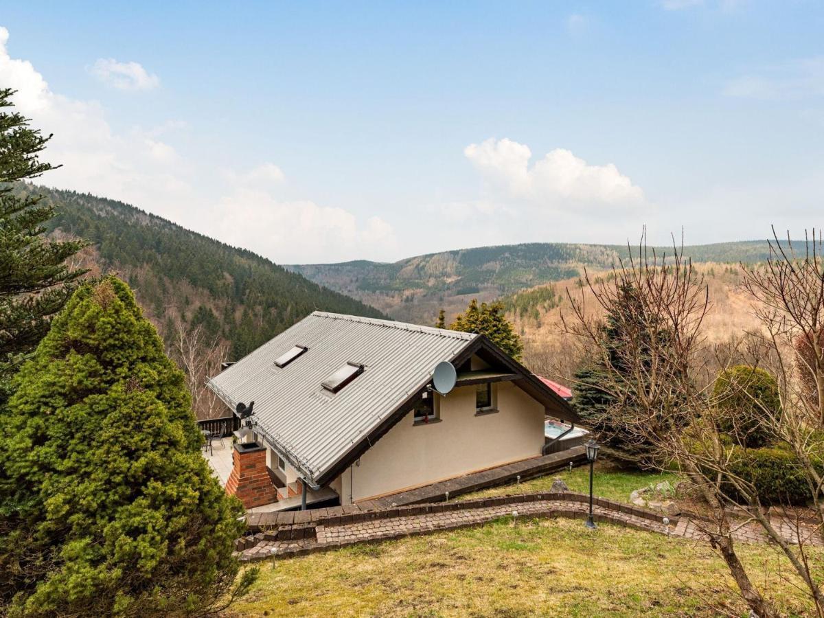 Unterschönau Majestic Holiday Home With Jacuzzi מראה חיצוני תמונה
